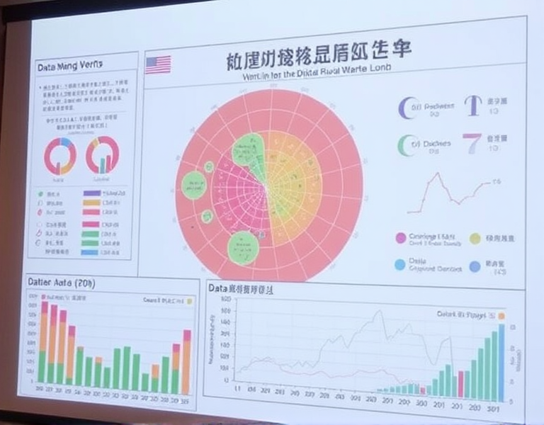 万村乐数字乡村平台的数据分析可视化展示